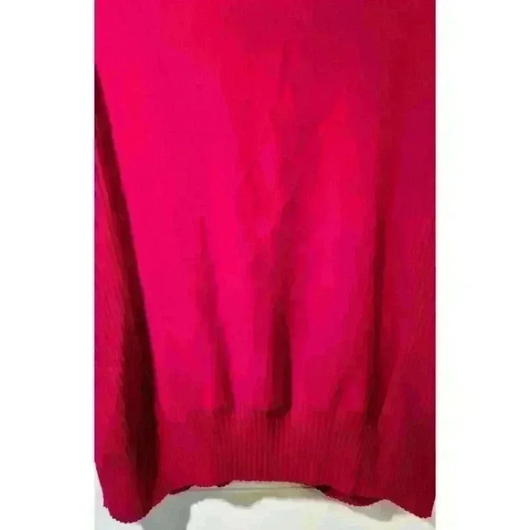 Style & Co. Women's 100% Cotton Size 3X Sporty Red & Black 1/4 Zip Sweater - Picture 10 of 11